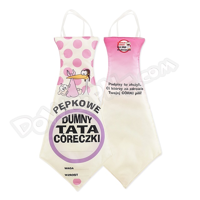 Krawat MEGA BG - Pępkowe córeczki