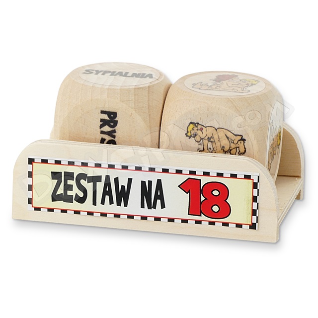 Kostki zestaw - Na 18