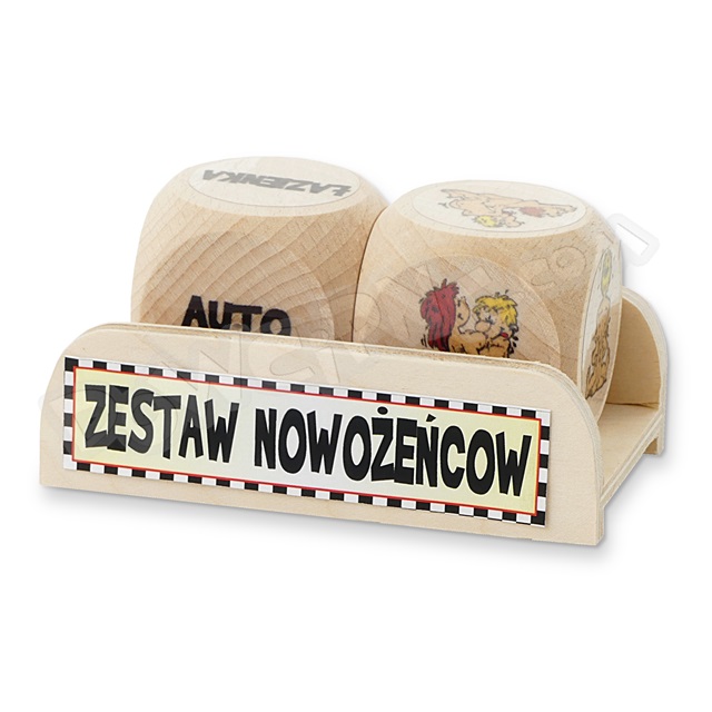 Kostki zestaw - Nowożeńców