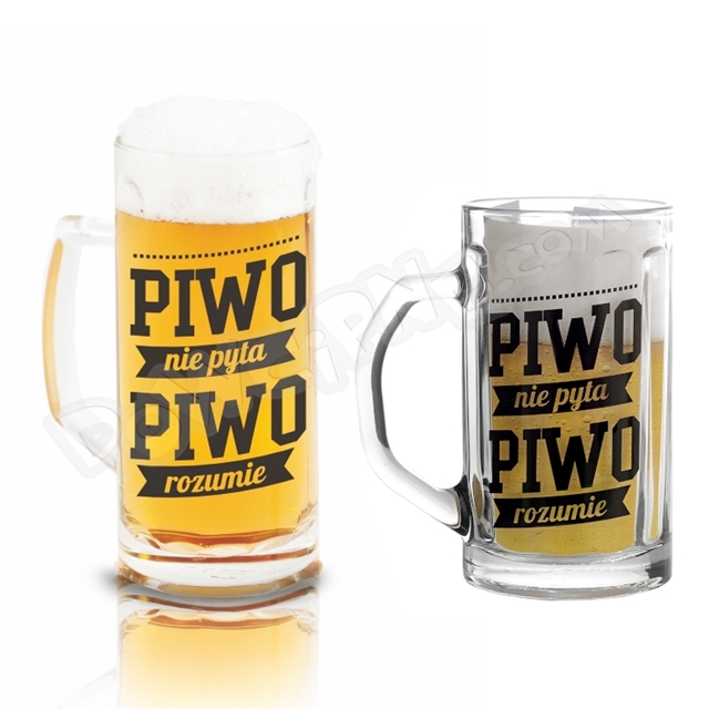 Kufel BG - Piwo nie pyta, piwo rozumie