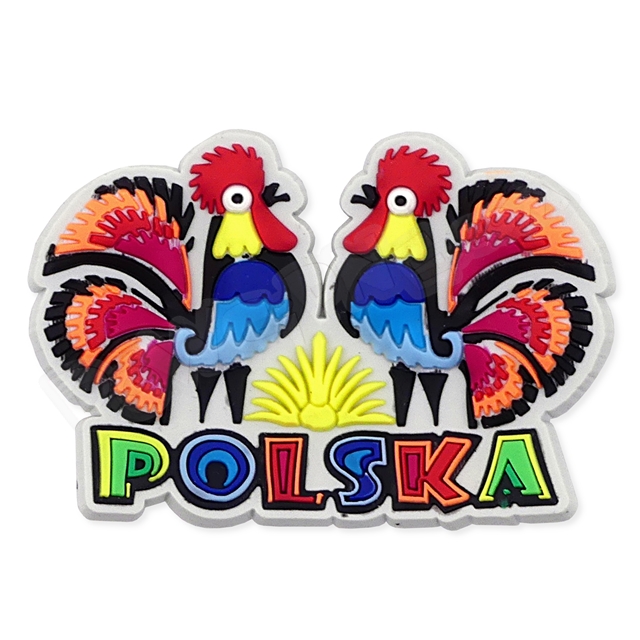 Magnes PL folk 2 koguty B674