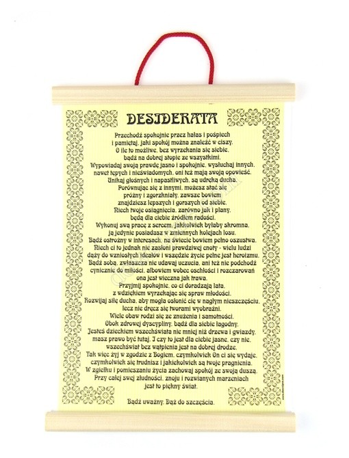 Dyplom 154 - Desiderata 