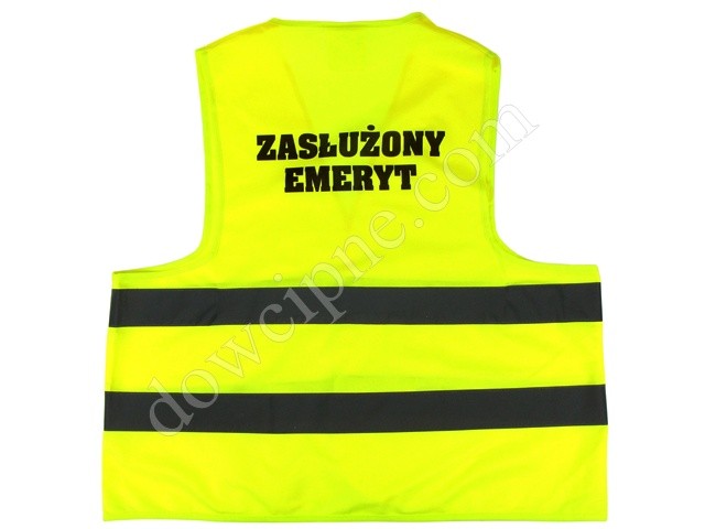 Kamizelka odblaskowa - Zasłużony Emeryt