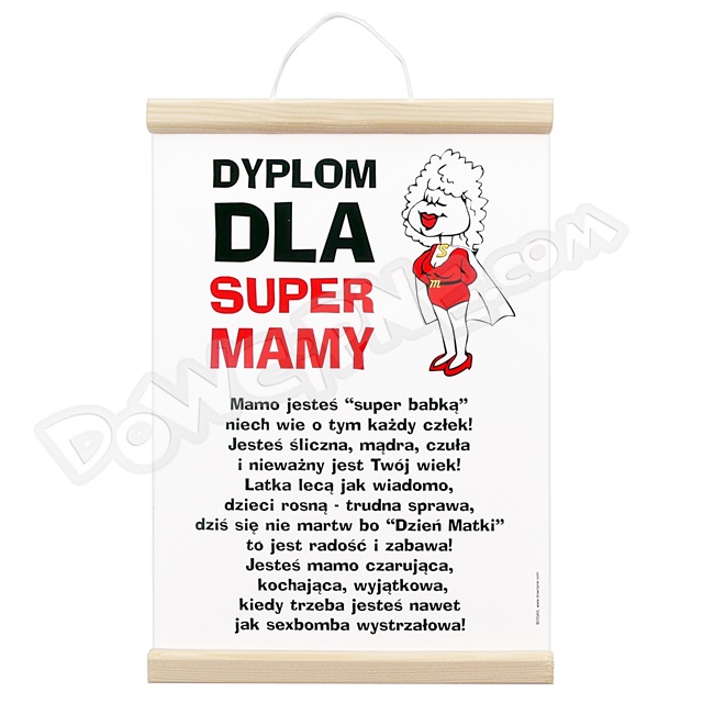 Dyplom 136 - Super mama