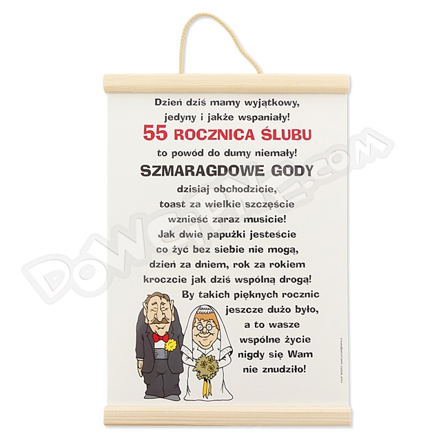 Dyplom 085 - 55 rocznica ślubu