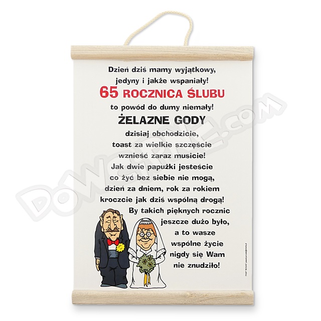 Dyplom 087 - 65 rocznica ślubu