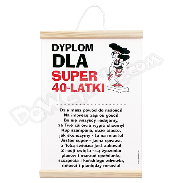 Dyplom 027 - 40 ona super