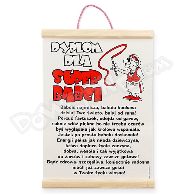 Dyplom 120 - Super Babcia