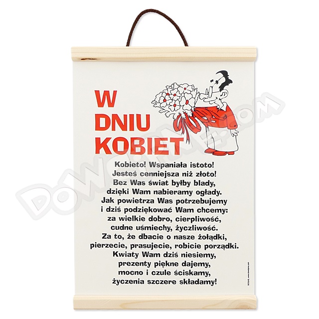 Dyplom  - W dniu kobiet