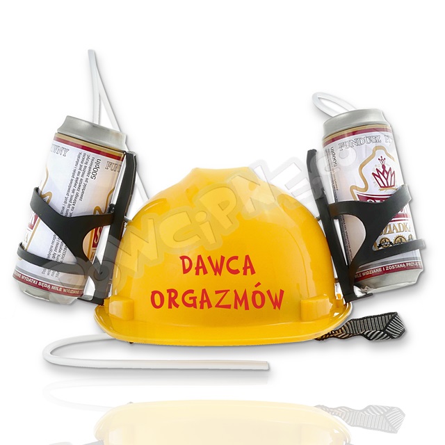 Kask żółty - DAWCA ORGAZMÓW