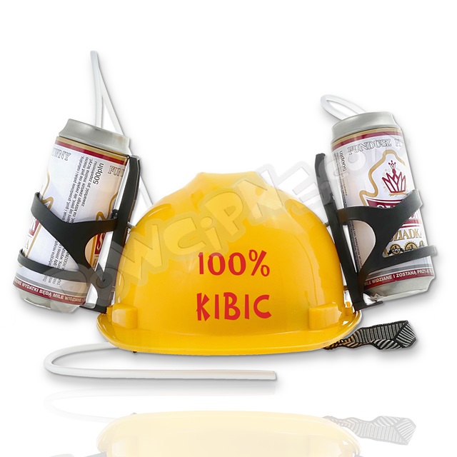 Kask żółty - 100% KIBIC