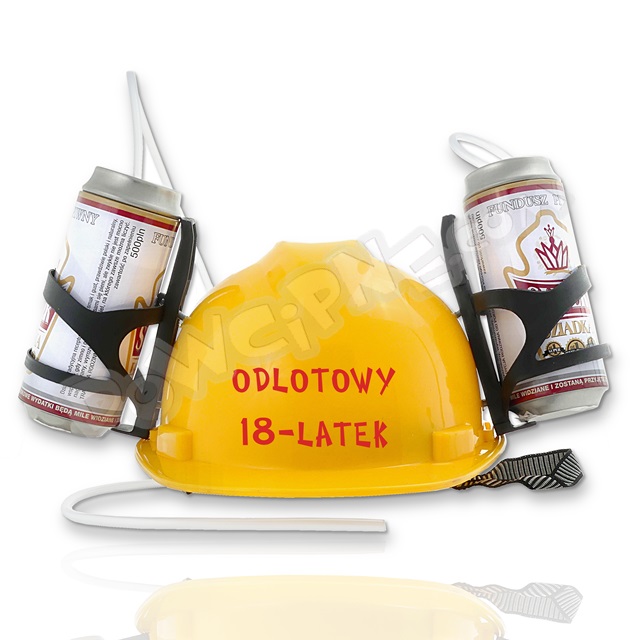 Kask żółty - ODLOTOWY 18-LATEK