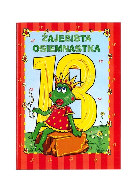 Kartka MEGA + koperta - 18 żajebista