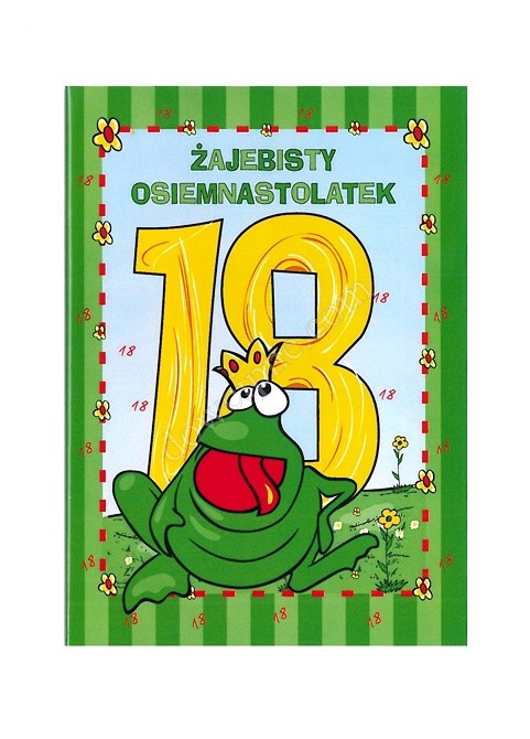 Kartka MEGA + koperta - 18 żajebisty