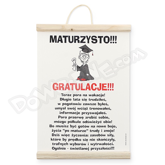 Dyplom 116 - Maturzysty on