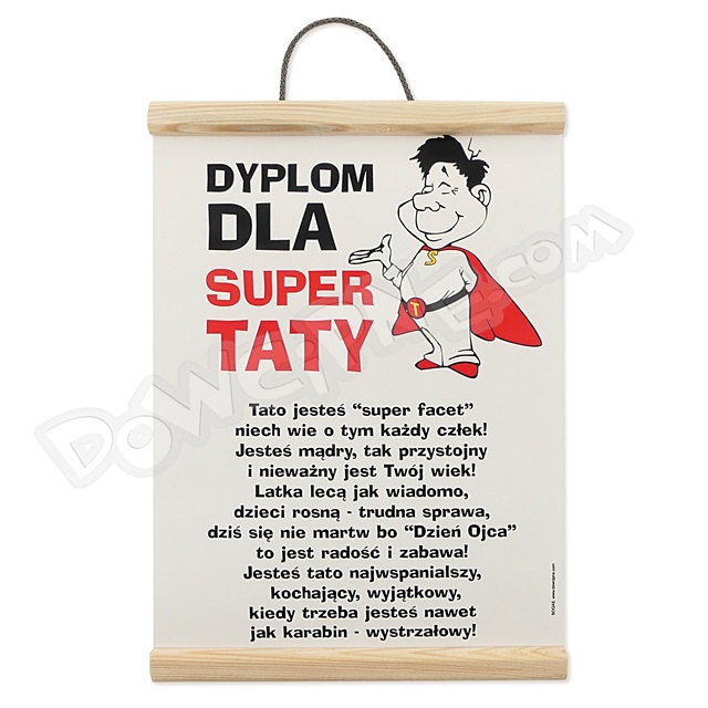 Dyplom 135 - Super tata