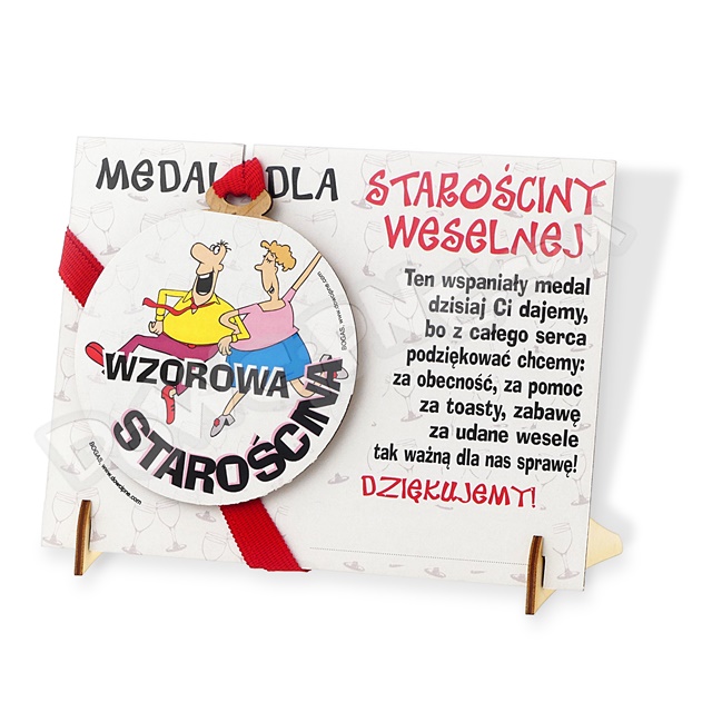 Medal podstawka - Dla Starościny