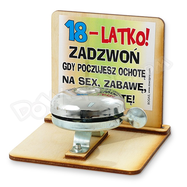 Dzwonek drewno - 18-latko