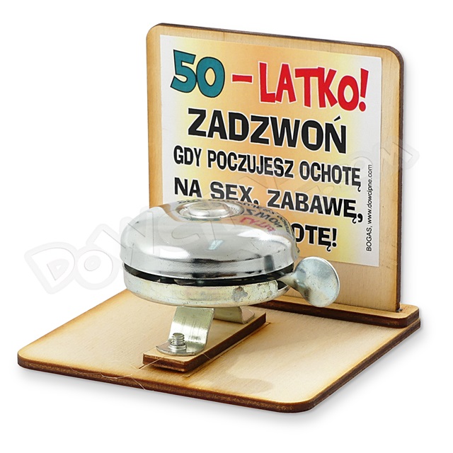 Dzwonek drewno - 50-latko