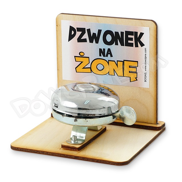 Dzwonek drewno - Na żonę