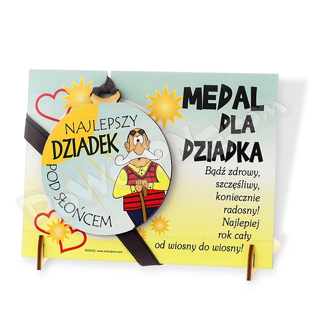 Medal podstawka - Dla dziadka