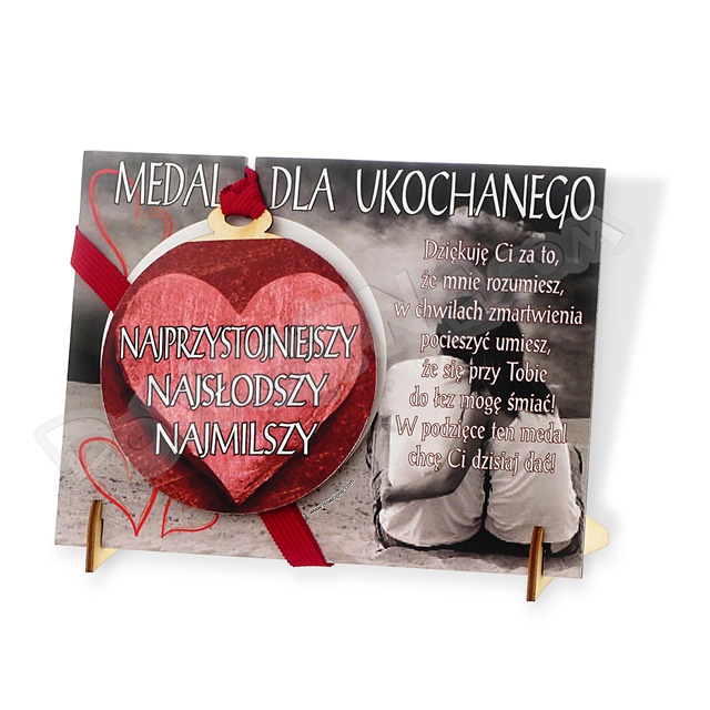 Medal podstawka - Dla ukochanego