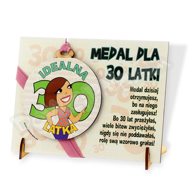 Medal podstawka - 30 ona