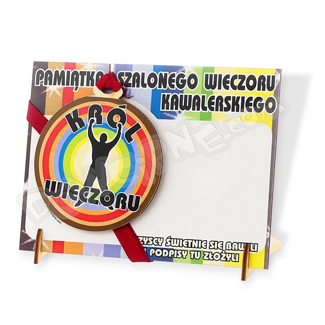 Medal podstawka - Wieczór Kawalerski