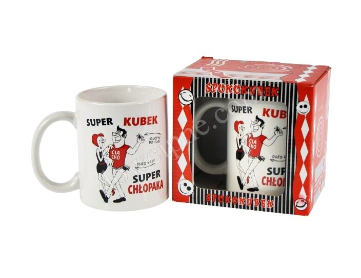 Kubek ET w opakowaniu - Super kubek super chłopaka