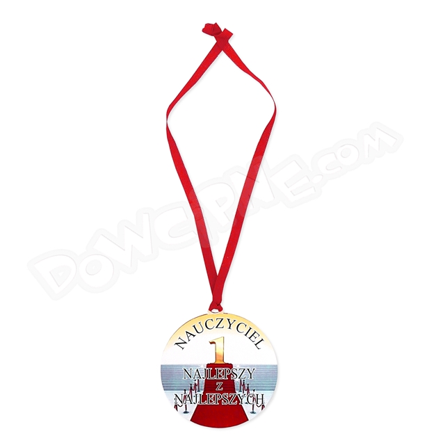 Medal 13 cm - Nauczyciel najlepszy z najlepszych