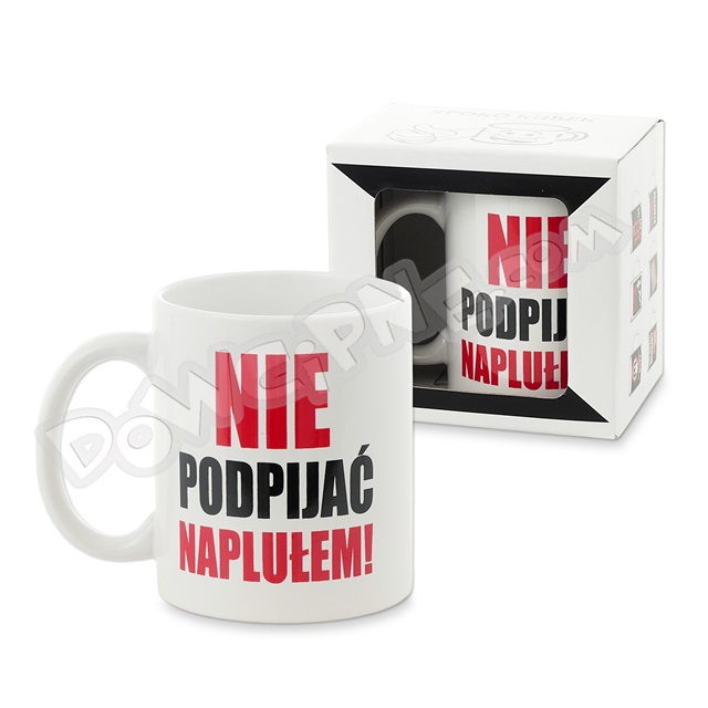 Kubek ET w opakowaniu 001 - Nie podpijać naplułem