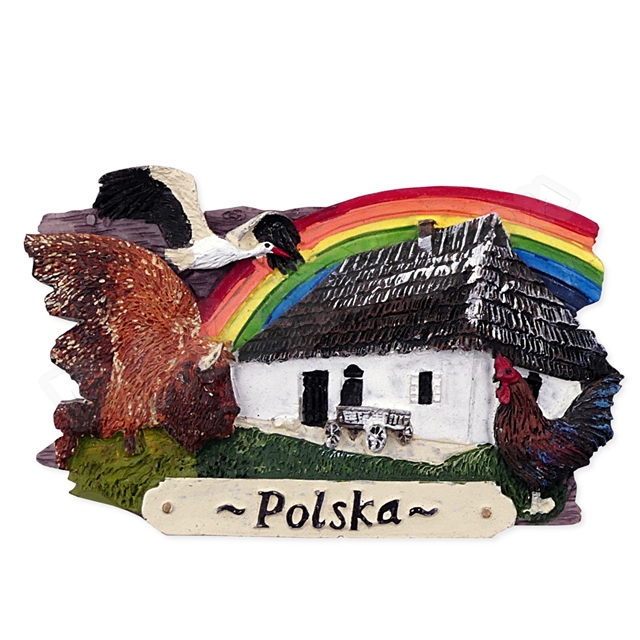 Magnes PL tęcza pejzaż B842