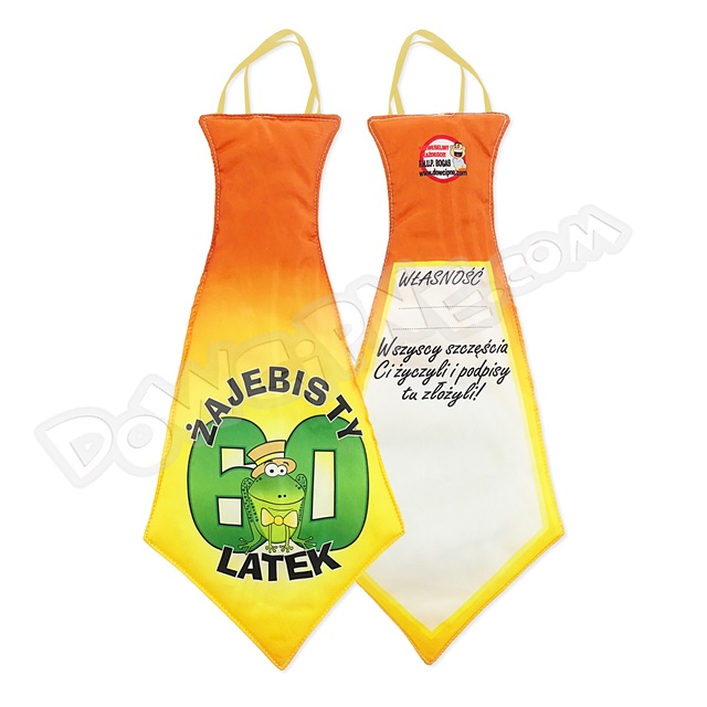 Krawat MEGA BG - Żajebisty 60-Latek