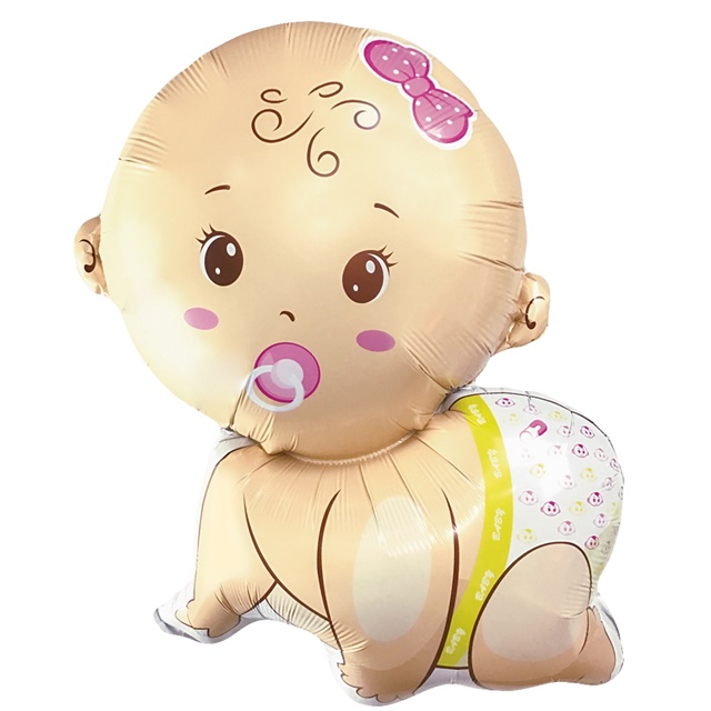 Balon foliowy BOBAS - dziewczynka