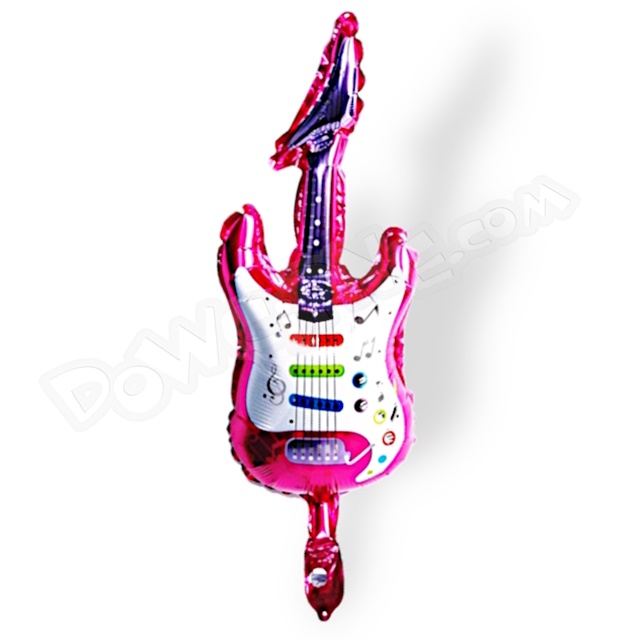 Balon foliowy GITARA - różowa