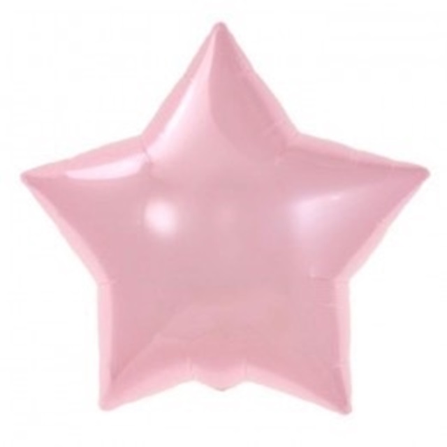 Balon foliowy gwiazda - różowa