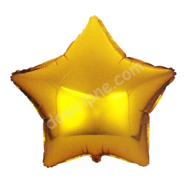 Balon foliowy Gwiazda - złota