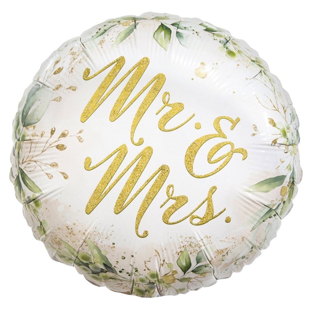 Balon foliowy 18 cali GD FG-OMAM - Mr & Mrs