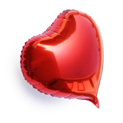Balon foliowy SERCE 18 cali - czerwone