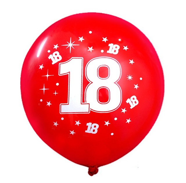 Balony na 18 czerwone VP (10 szt.) BAL7