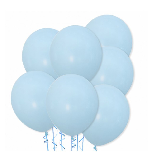 Balony pastelowe niebieskie (10szt.) VP BAL201