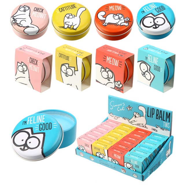 Balsam do ust w puszce Kot Simona - LIP61 MIX