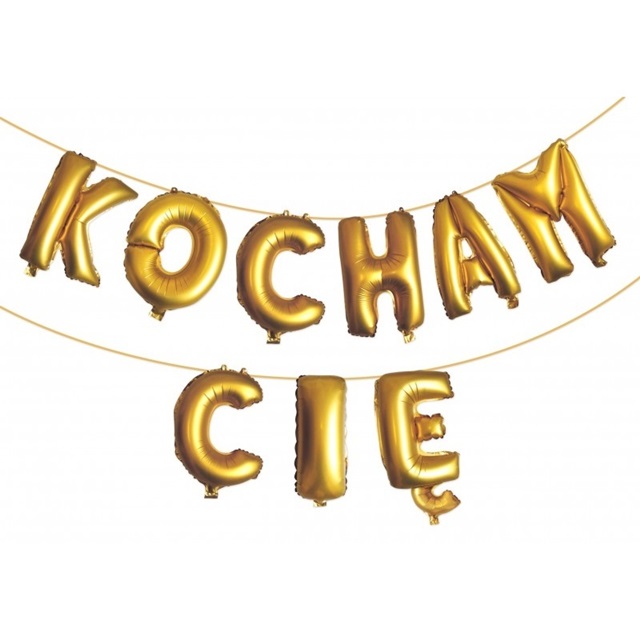 Baner foliowy Q - Kocham Cię