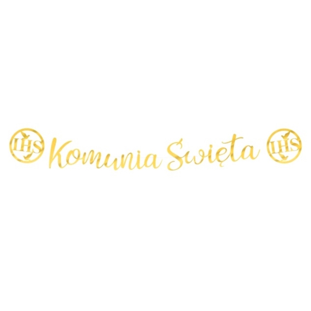 Baner - KOMUNIA ŚWIĘTA