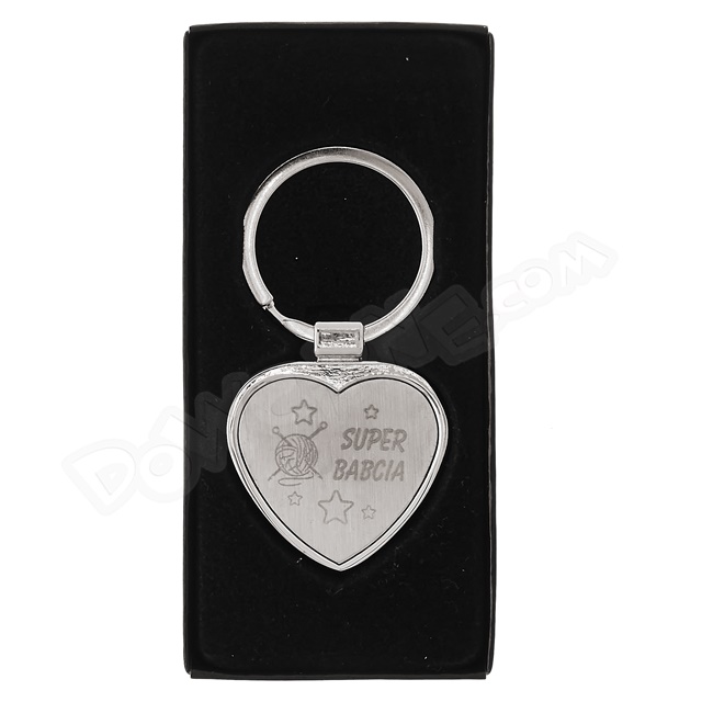 Brelok serce PA 003A - Super Babcia