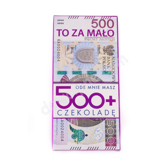 Czekolada mleczna 100g CZK-123 500+