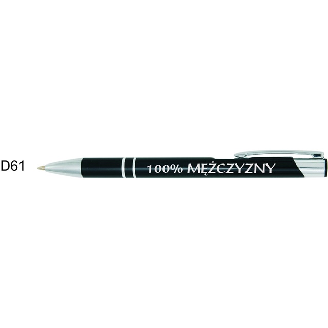 długopis D61 - 100% MĘŻCZYZNY