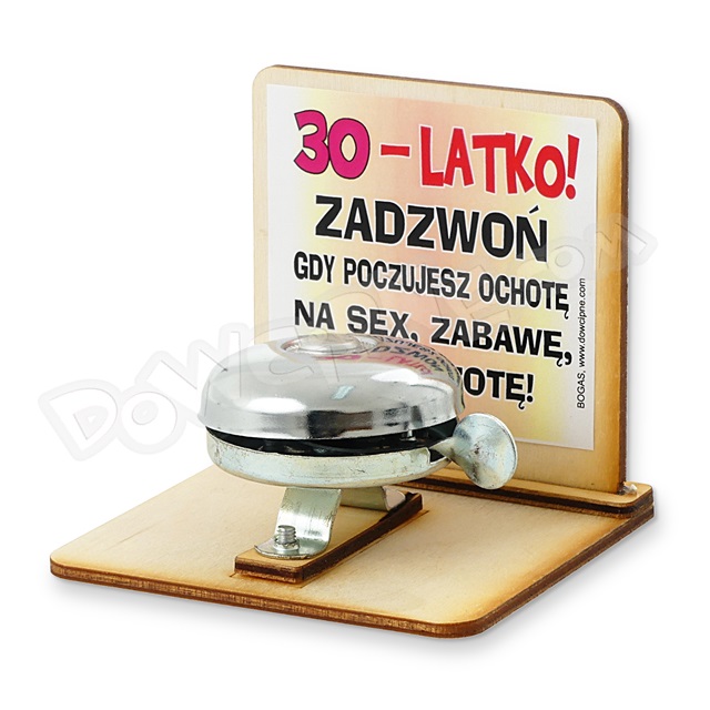 Dzwonek drewno - 30-latko