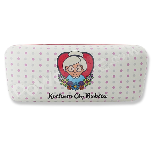 Etui na okulary ART 005a - Kocham Cię Babciu