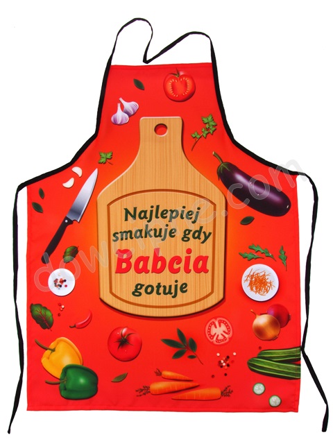 Fartuch premium FP006 - Babcia gotuje